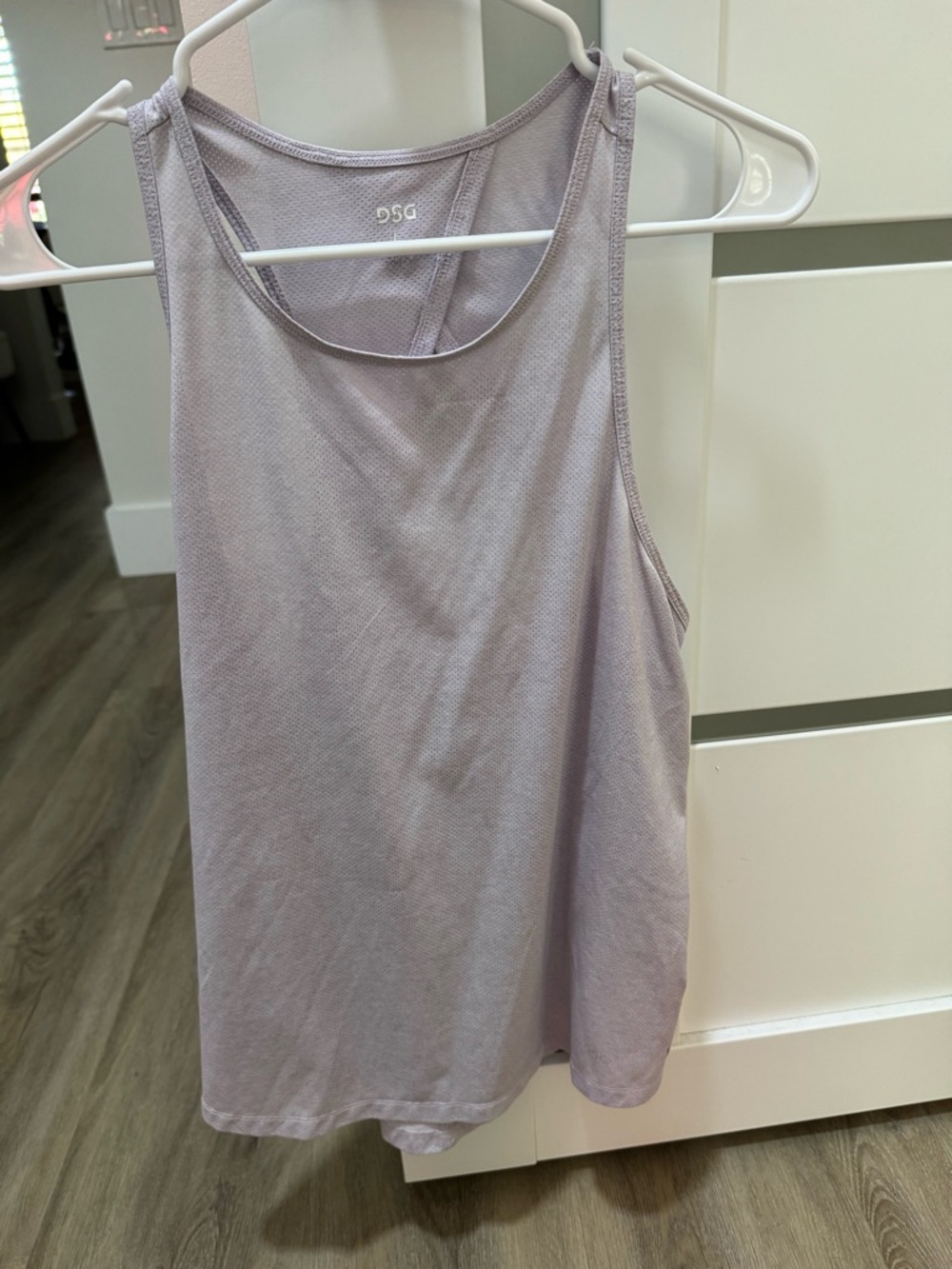 DSG Athletic Tank – Lavender – Lightweight Mesh